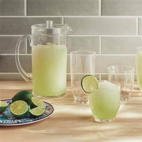 Multicolor Melamine Classic Floral Dinnerware Set 12-Piece Glossy Dishwasher Safe