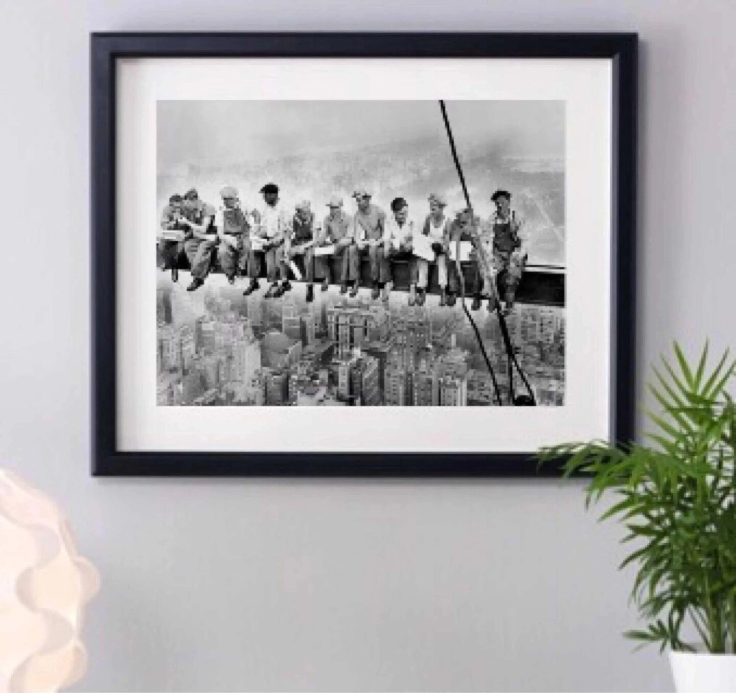 Framed 18x24 New York City Art Print - Iconic View from a Skyscraper