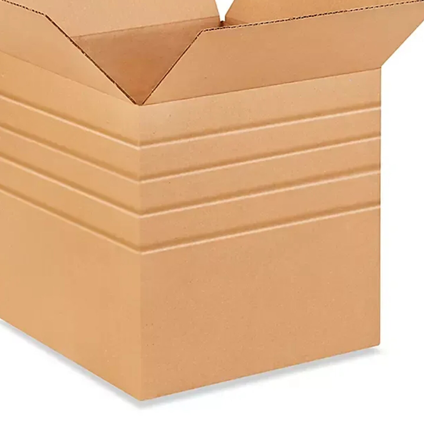 25 Pack Multi Depth Corrugated Shipping Cartons for Mailing Packing and Storage 15 x 15 x 15 inch
