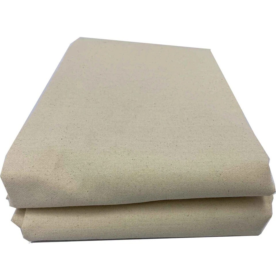 10oz Natural Unbleached SF Cotton Canvas Duck Fabric