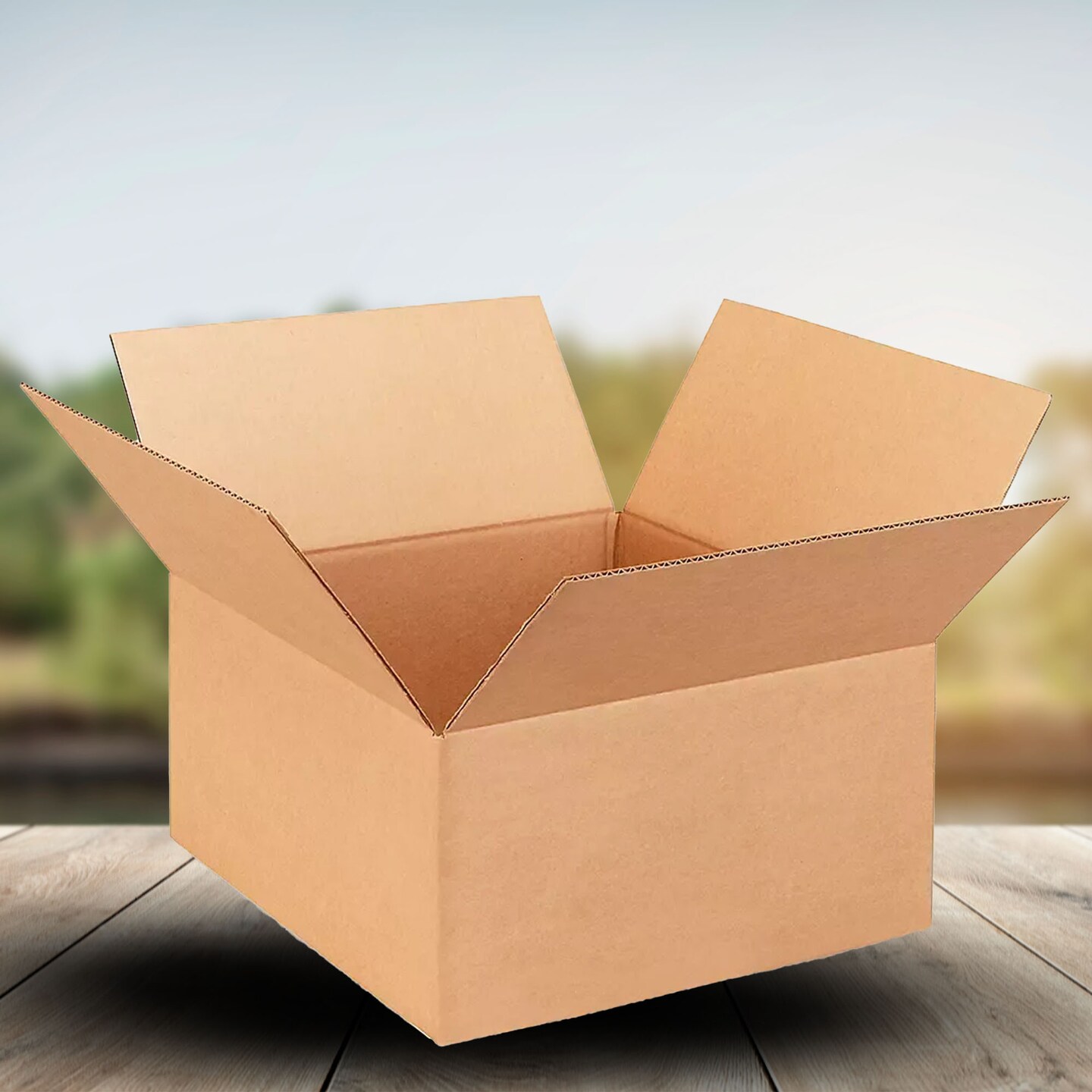 25 Pcs Corrugated Boxes, Durable Kraft, Packing and Shipping 16 x 16 x 8 Inch