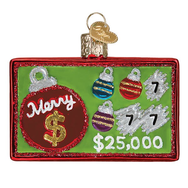 Merry Scratch Ticket Ornament | Michaels