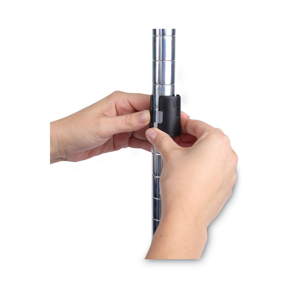 Alera 36 in. x 14 in. x 36 in. 3-Shelf Residential Wire Shelving - Silver