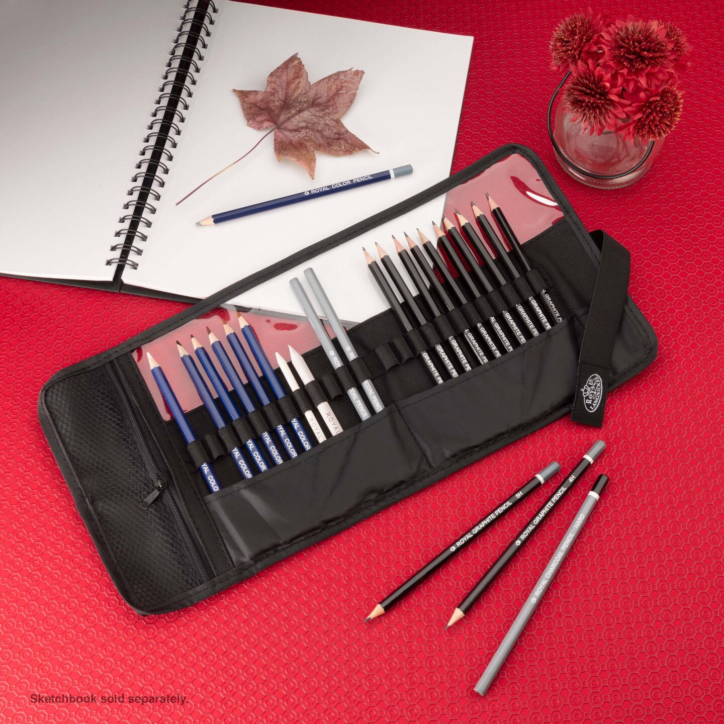 RART-2301 | Essentials&#x2122; 25pc Sketching Pencil Set with Case