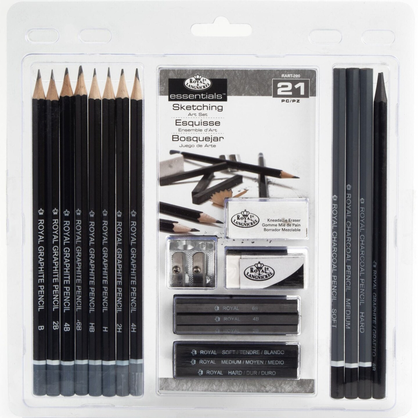 RART-200 | Essentials&#x2122; 21pc Sketching Pencil Art Set