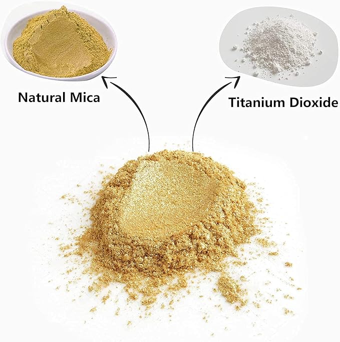 30 Color Pigment, Natural Cosmetic Grade Shimmer Mica Powder for Epoxy Resin/Bath Bombs/Candle/Soap/Lip Gloss/Slime.Soap Making Dye (30 Bag)