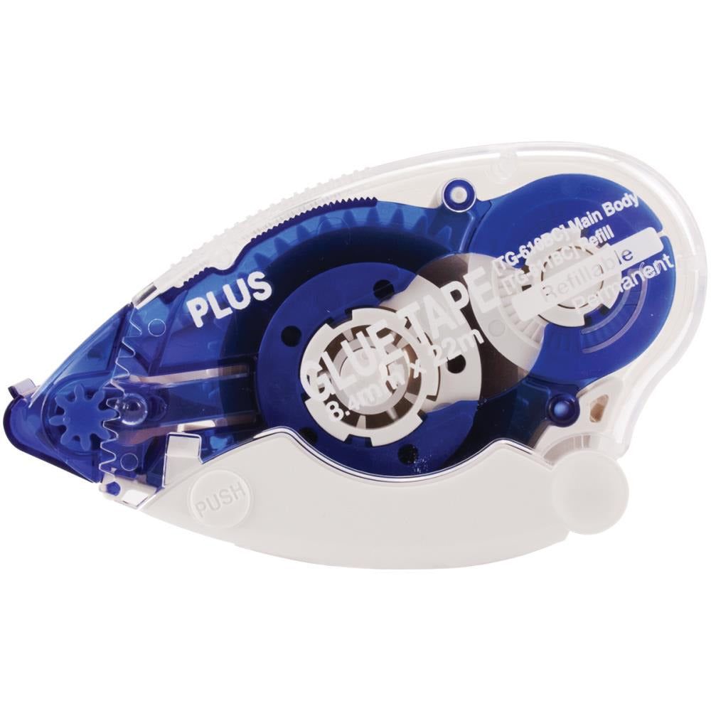 Plus Glue Tape Dispenser .33&#x22;X72&#x27; Blue TG-610BC