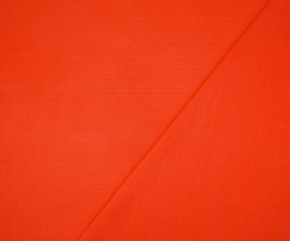 Orange Solid Nylon Stretch Spandex Swimwear Knit Fabric By the Yard