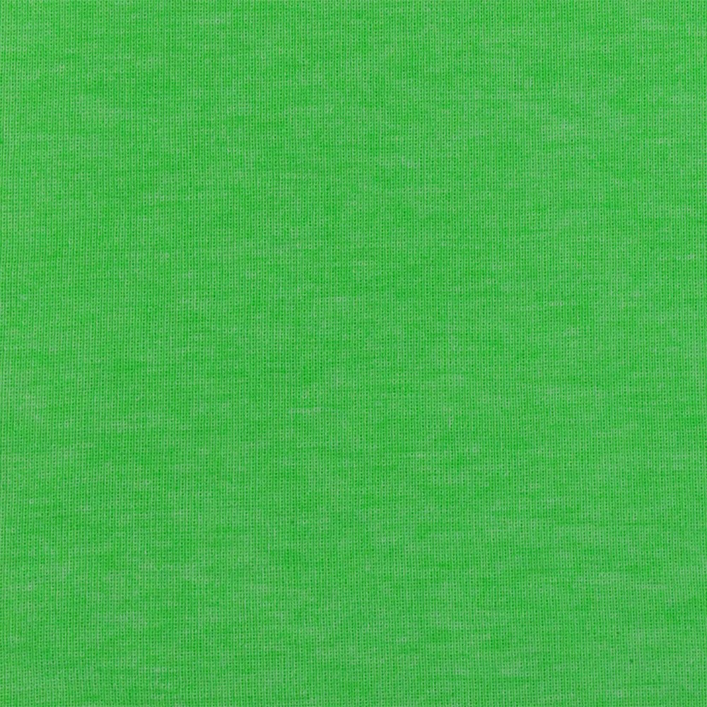 Kelly Green Slub Stretch Polyester 1X1 Rib Knit Fabric By the Yard