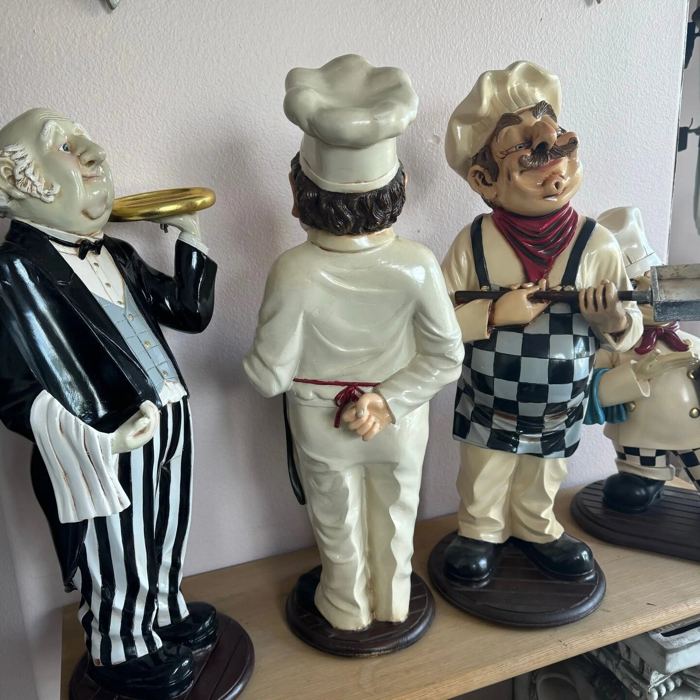 Chef With Menu Small Statue
