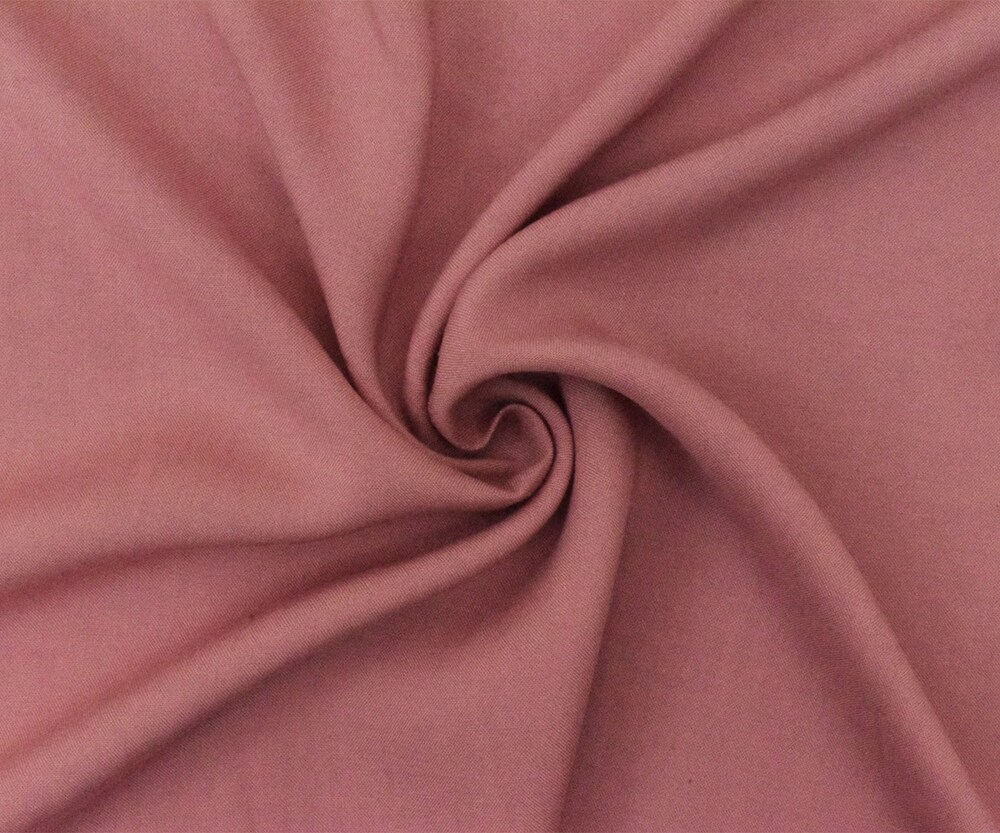 Pink Rayon Challis Solid Woven Fabric By the Yard