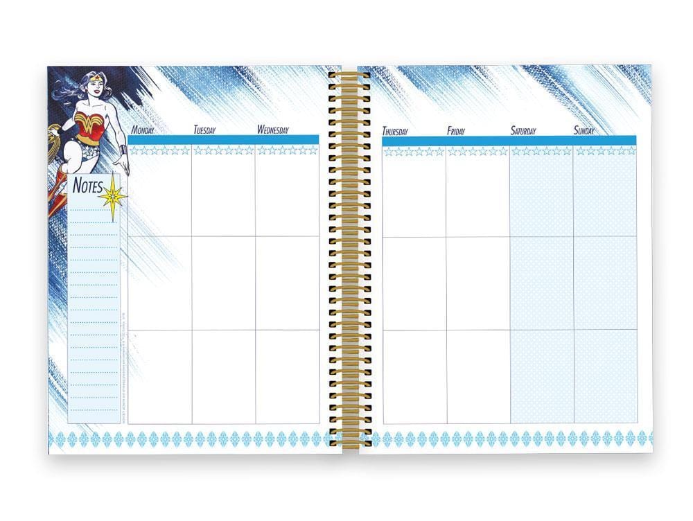 Weekly Planner - 12 Month Undated Wonder Woman Planner