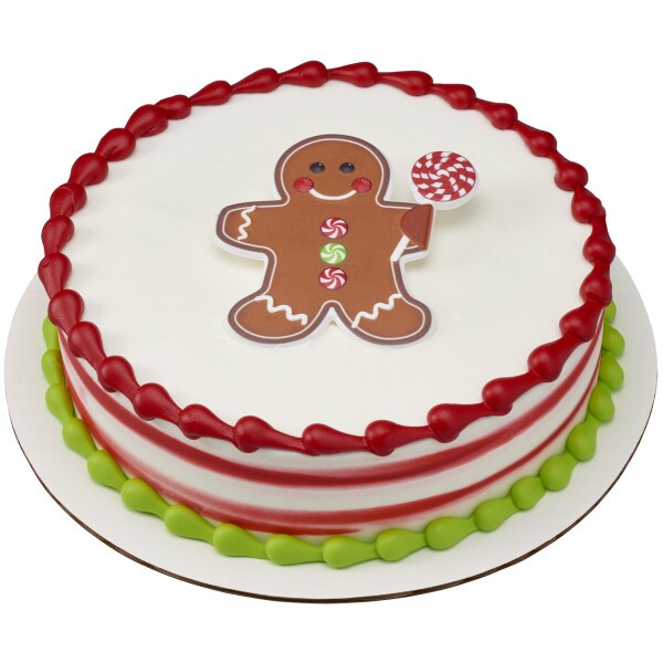 Gingerbread House and Man Layon 2ct