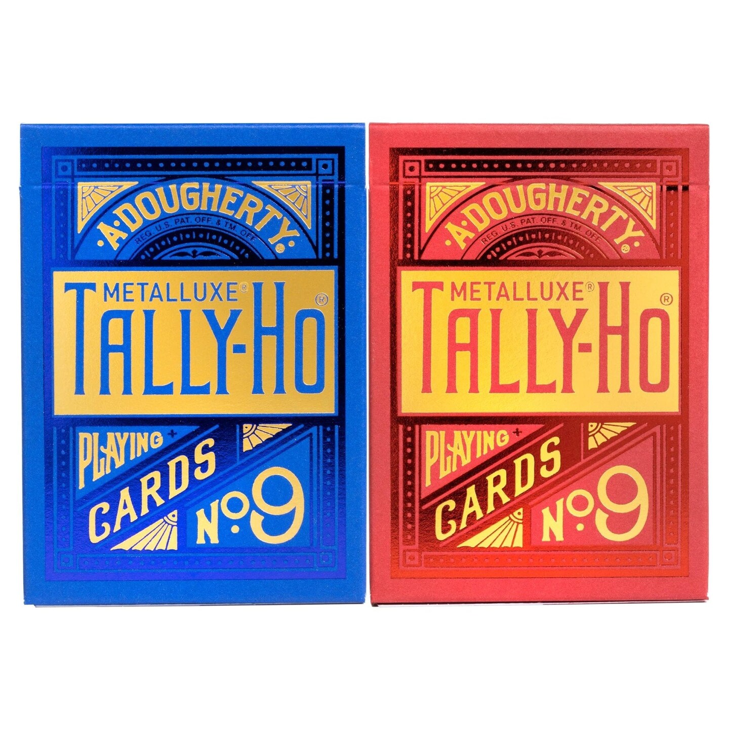 Tally-Ho MetalLuxe - Juego De Cartas Azules