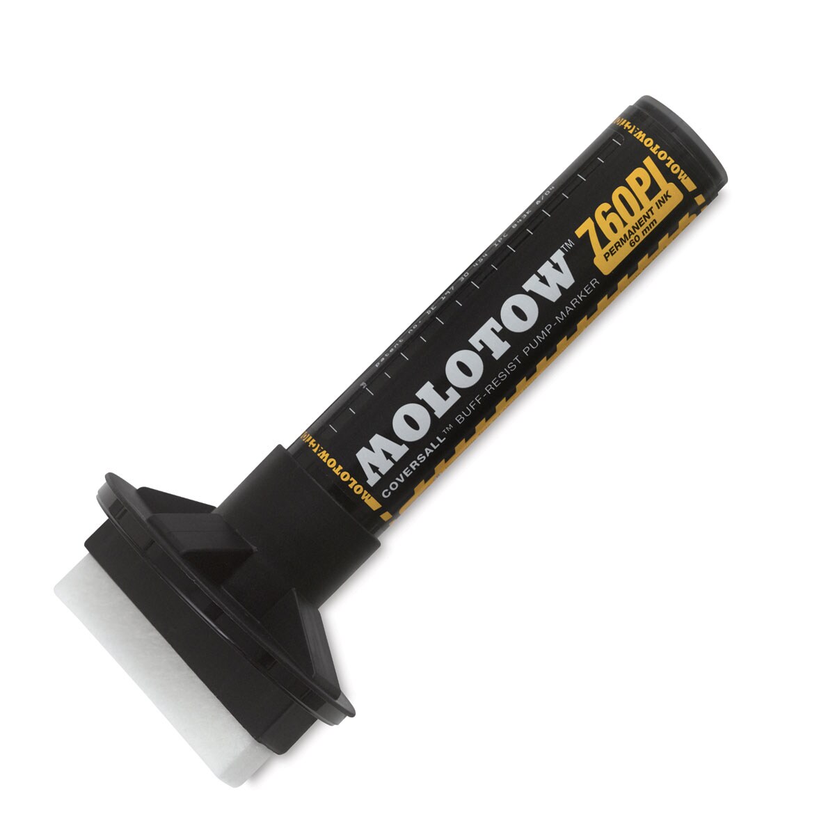 Molotow Coversall Marker - 60 mm Tip , Signal Black, Flat Tip