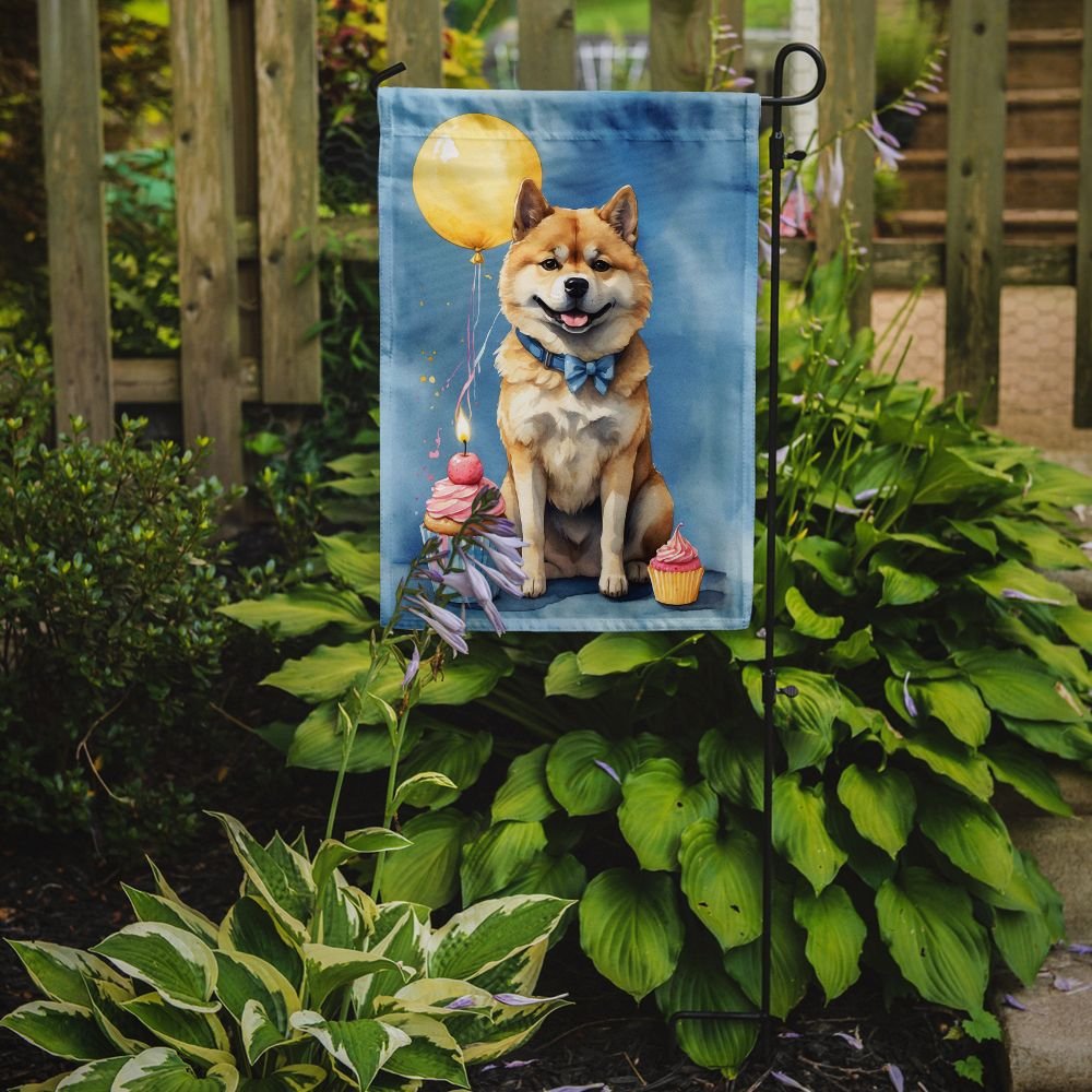 Edge Collections - 11.25" X 15.50" - Multicolor - Akita Birthday Flag - 1 Piece