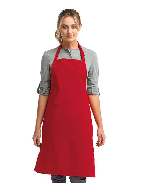 Artisan Collection by Reprime® Recycled Bib Apron Adjustable Neck Strap Durable Eco Friendly