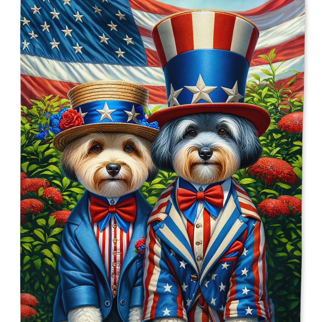 Edge Collections - Multicolor - Holiday Snow Covered Village Porch Display Flag - 1 Piece