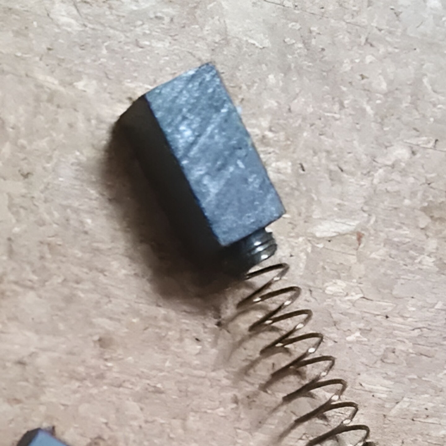 Carbon Brush with Spring Set of 2 Durable Replacement for Cutting Machines