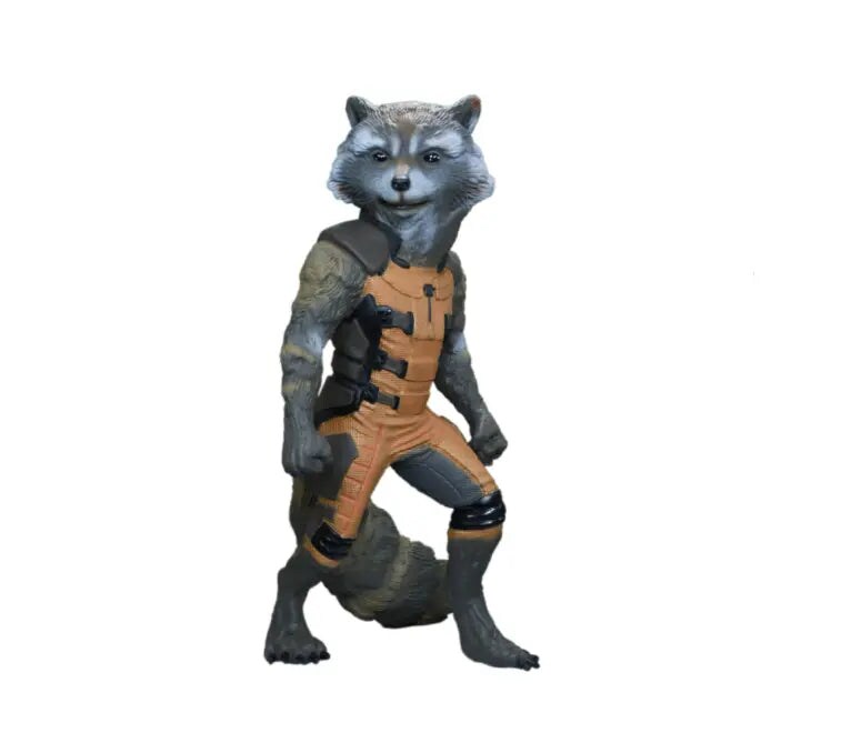 Guardians of the Galaxy Rocket Raccoon Life Size Statue NECA