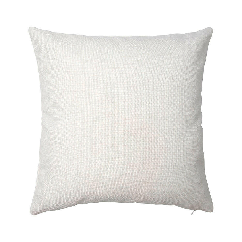 Craft Express 4 Pack Ivory Linen Sublimation Pillow Covers – 18"x18" with Zipper