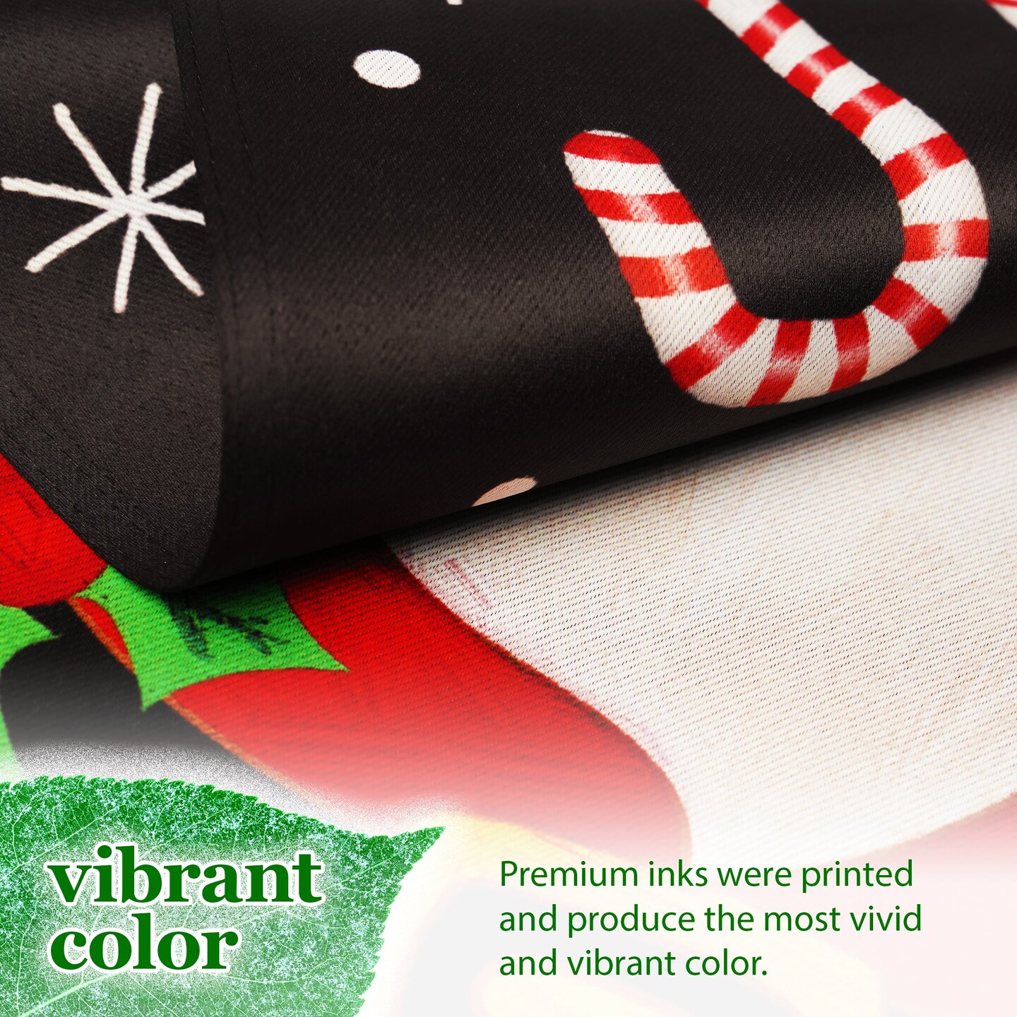 G128 Garden Flag Joyful Santa | 12x18 Inch | Printed Blockout Polyester - Christmas Decoration