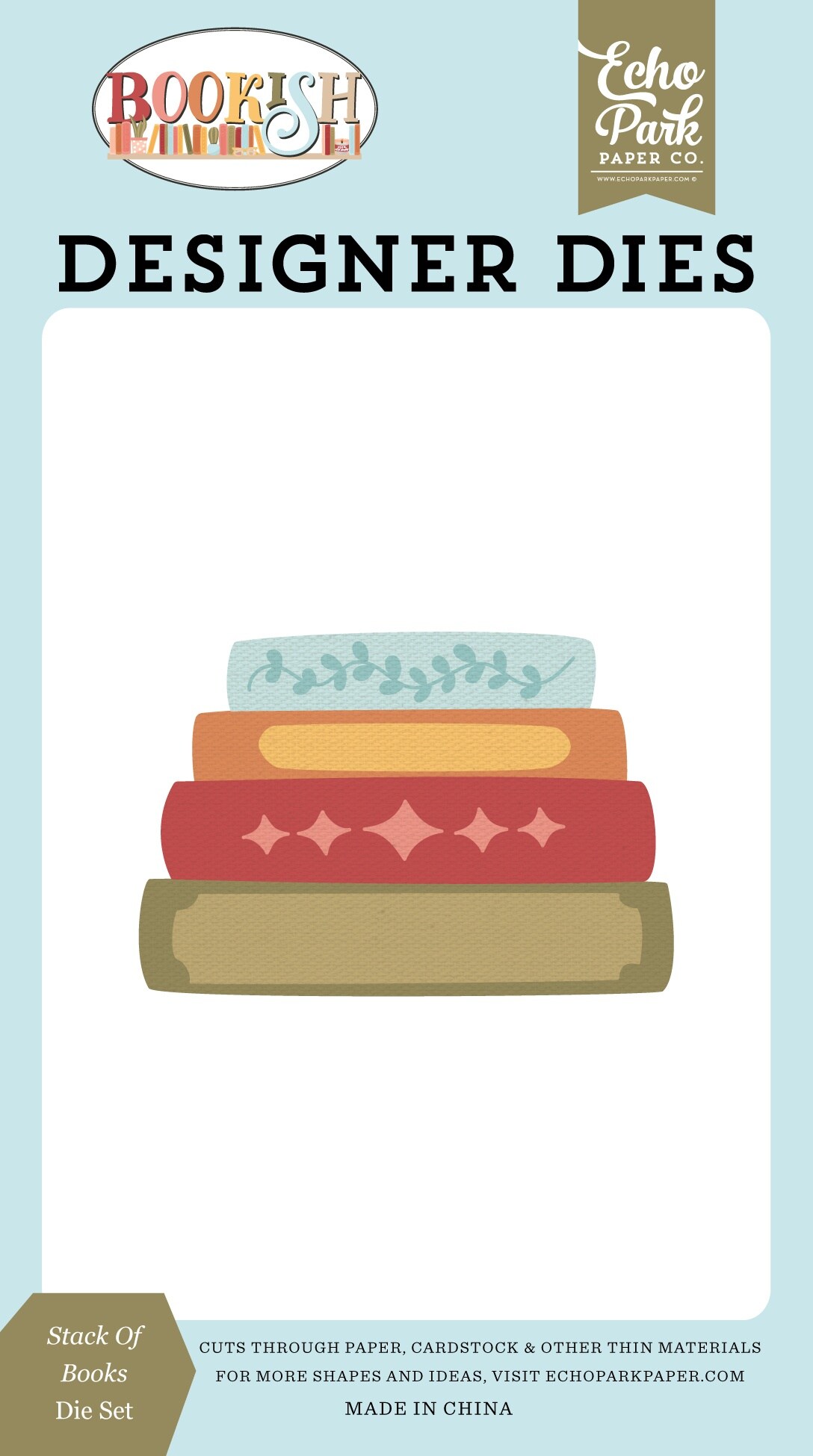 Bookish Small Die Set-Stack Of Books