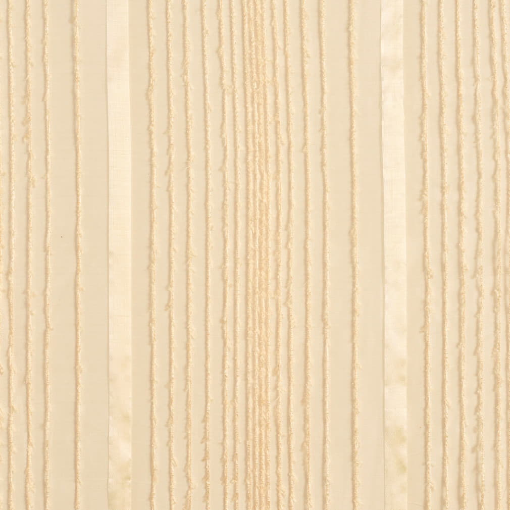 1 yard Bone 100 Percent Polyester Performance Grade Sheer Fabric for Drapery and Upholstery