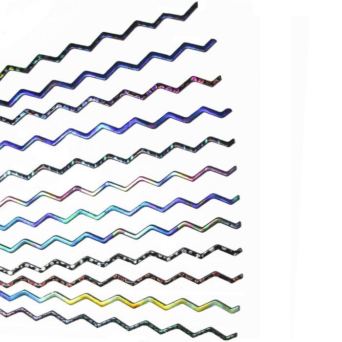 CBS Dichroic Glass Wavy Firestrips Patterns Galore 3mm 90 COE