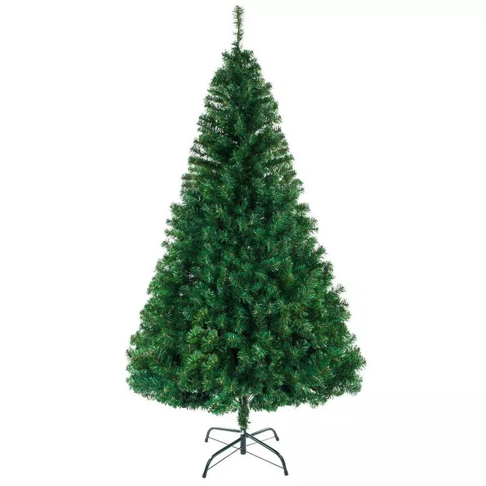 8ft Artificial Christmas Pine Tree 1454 Branches Party Holiday Decorate W/Stand