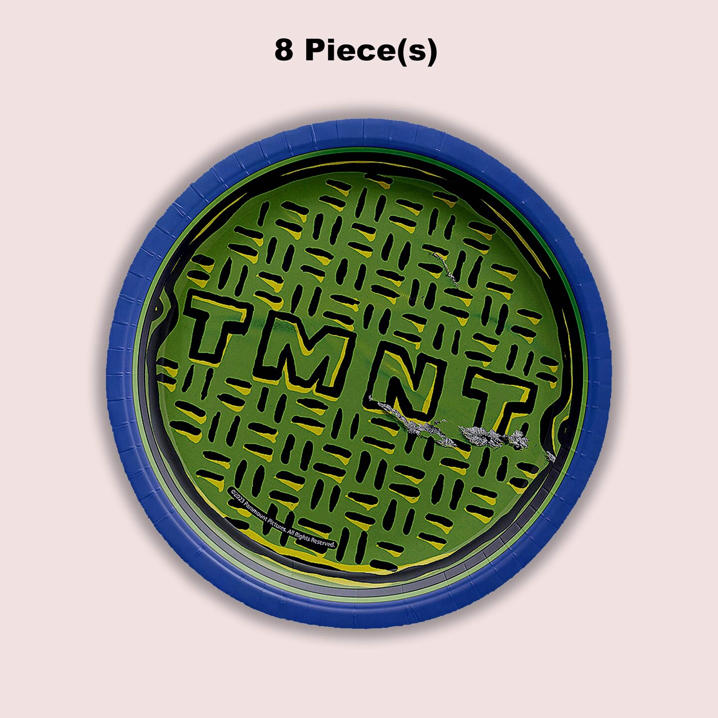 8 Count Teenage Mutant Ninja Turtles Mutant Mayhem Paper Dessert Plates 7 Inch