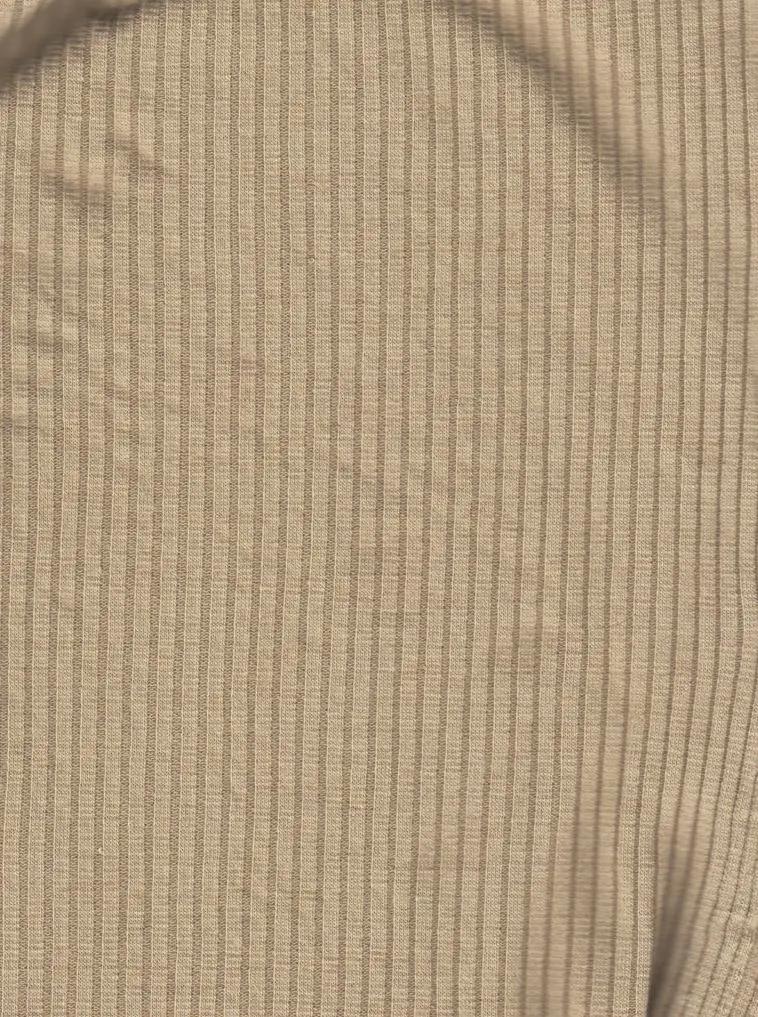 4x2 Rib Solid Fabric 1 Yard Soft Stretch Comfortable Knit 52/54&#x22; Wide