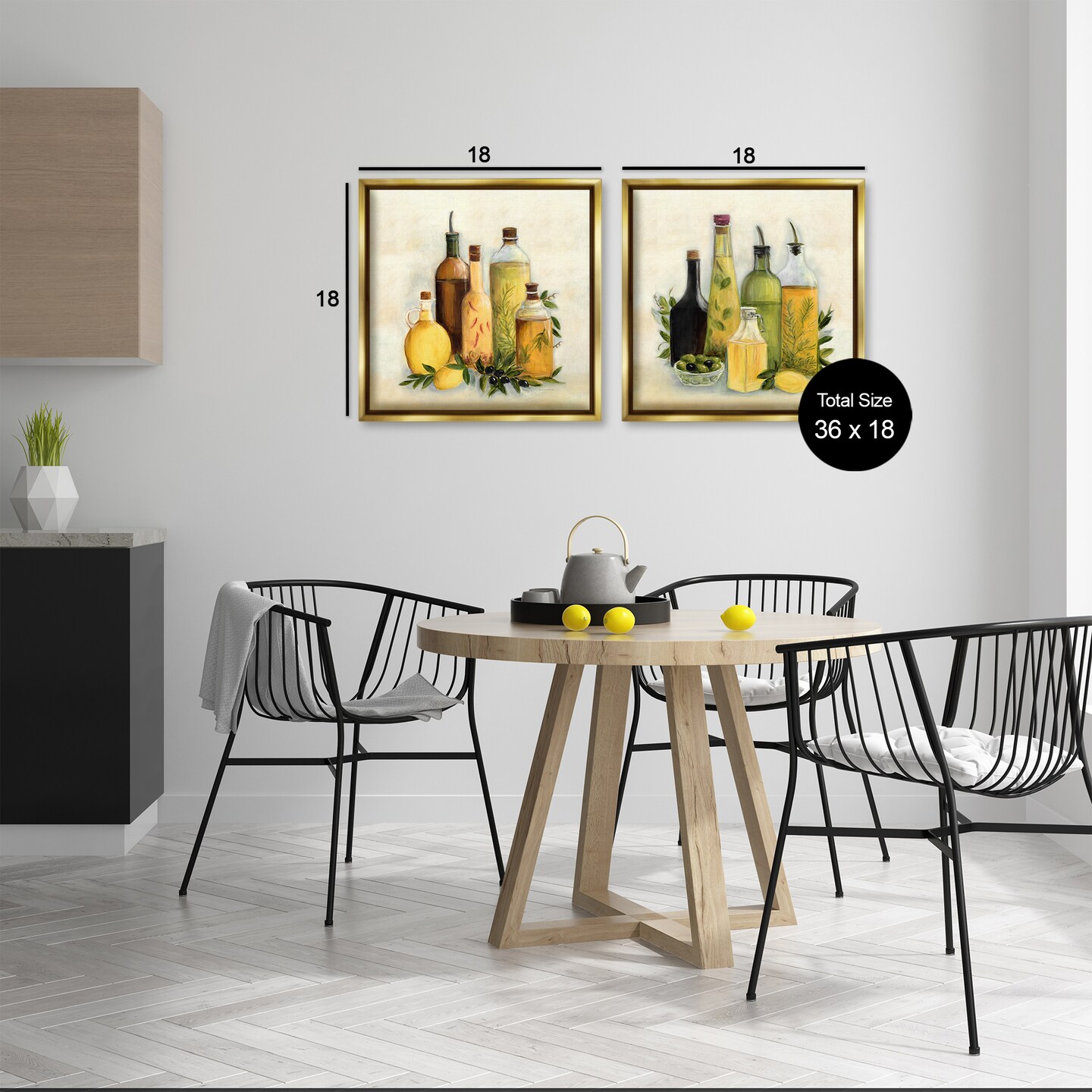 Stupell Industries Italian Kitchen Cooking Oils 2pc Floating Frame Set By Marilyn Dunlap