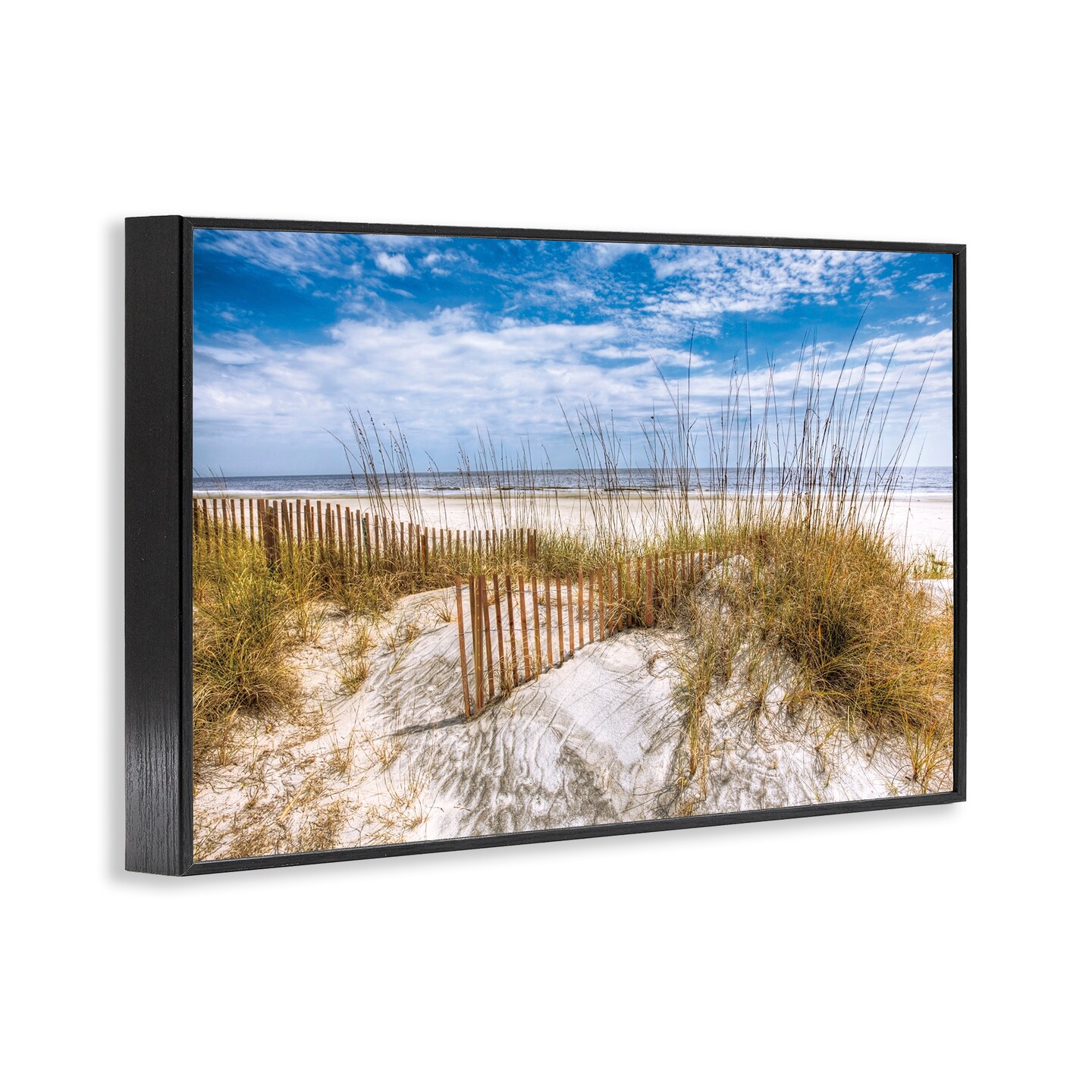 Stupell Industries The Dunes Summer Beach Day Framed Giclee, design by Celebrate Life Gallery