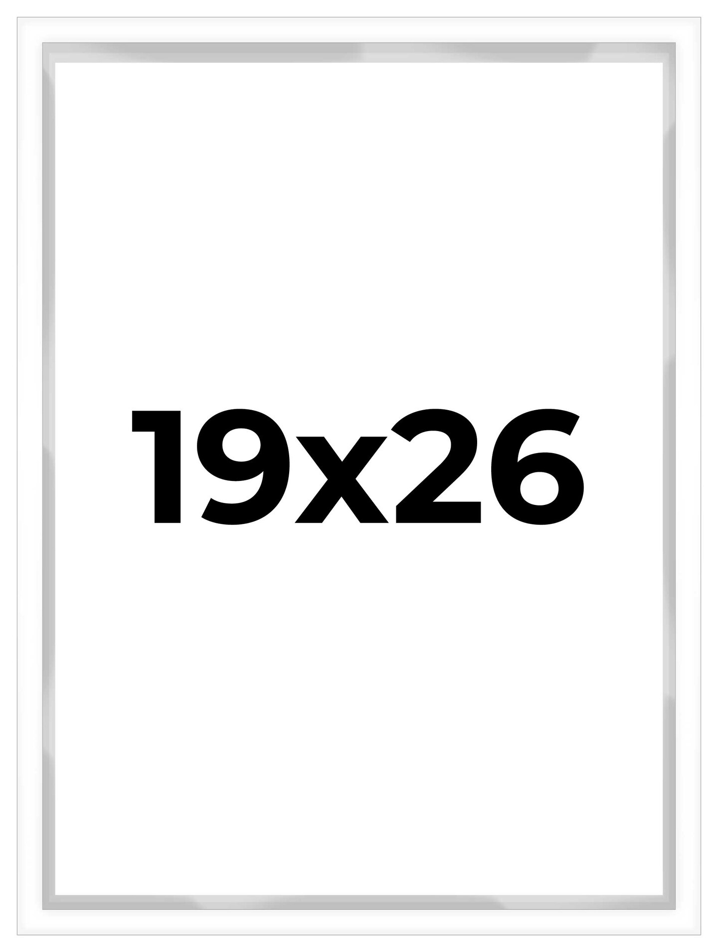 Shadow Box 3/4" Depth White Picture Frame - UV Acrylic, Backing, Hanging Hardware