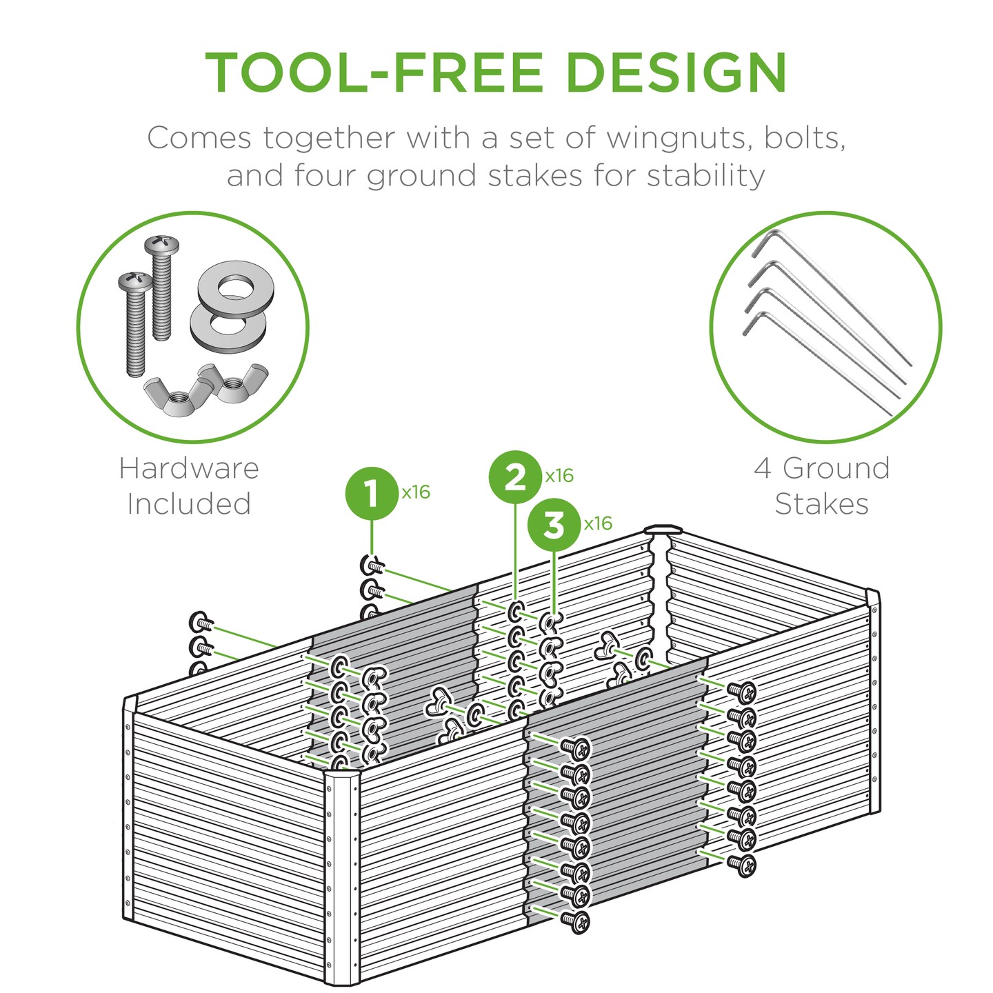 Best Choice Products 4x2x2ft Outdoor Metal Raised Garden Bed, Planter Box for Vegetables, Flowers, Herbs