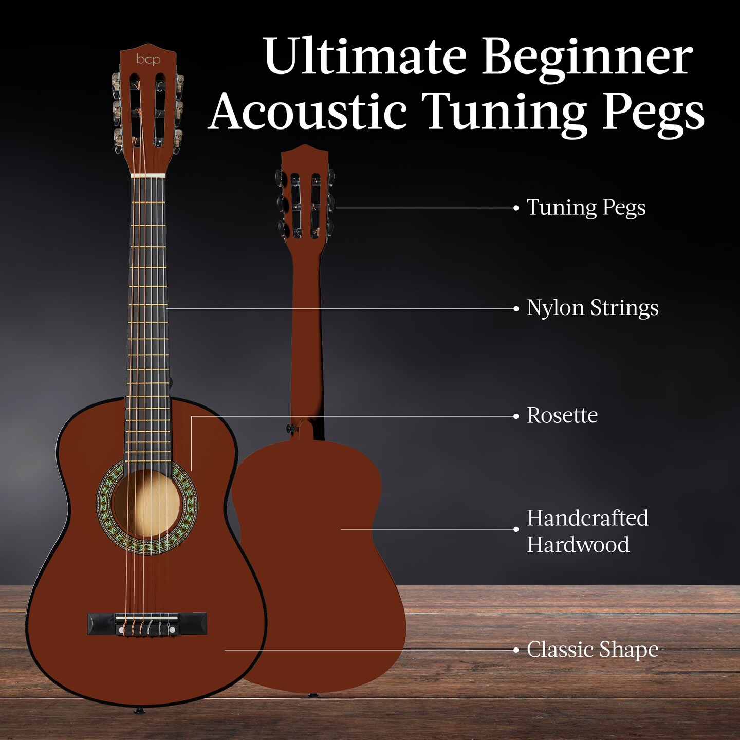 Best Choice Products 30in Kids Acoustic Guitar Beginner Starter Kit with Strap, Case, Strings