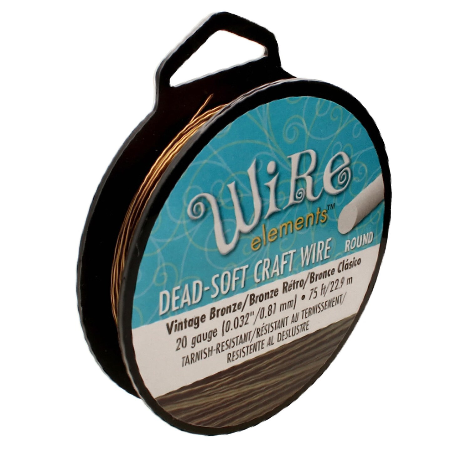 The Beadsmith Wire Elements Craft Wire – Tarnish Resistant, Soft Temper, Round