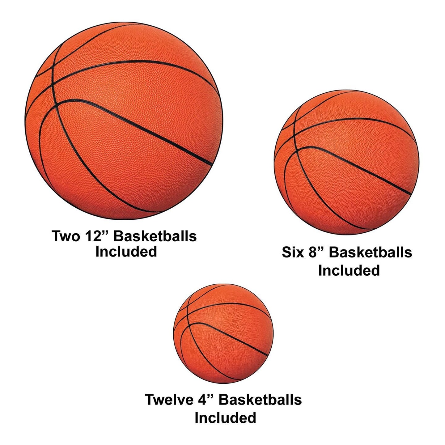Beistle Basketball Party Cutouts (240 per Case)