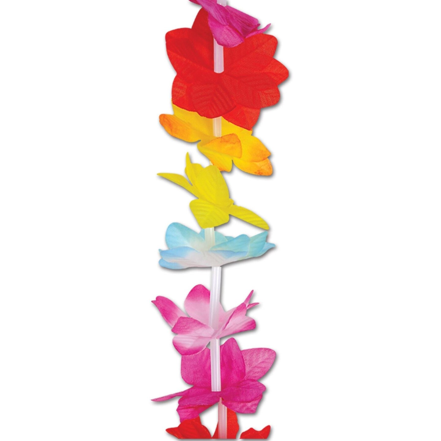 50 Pack Beistle Luau Party Floral Lei