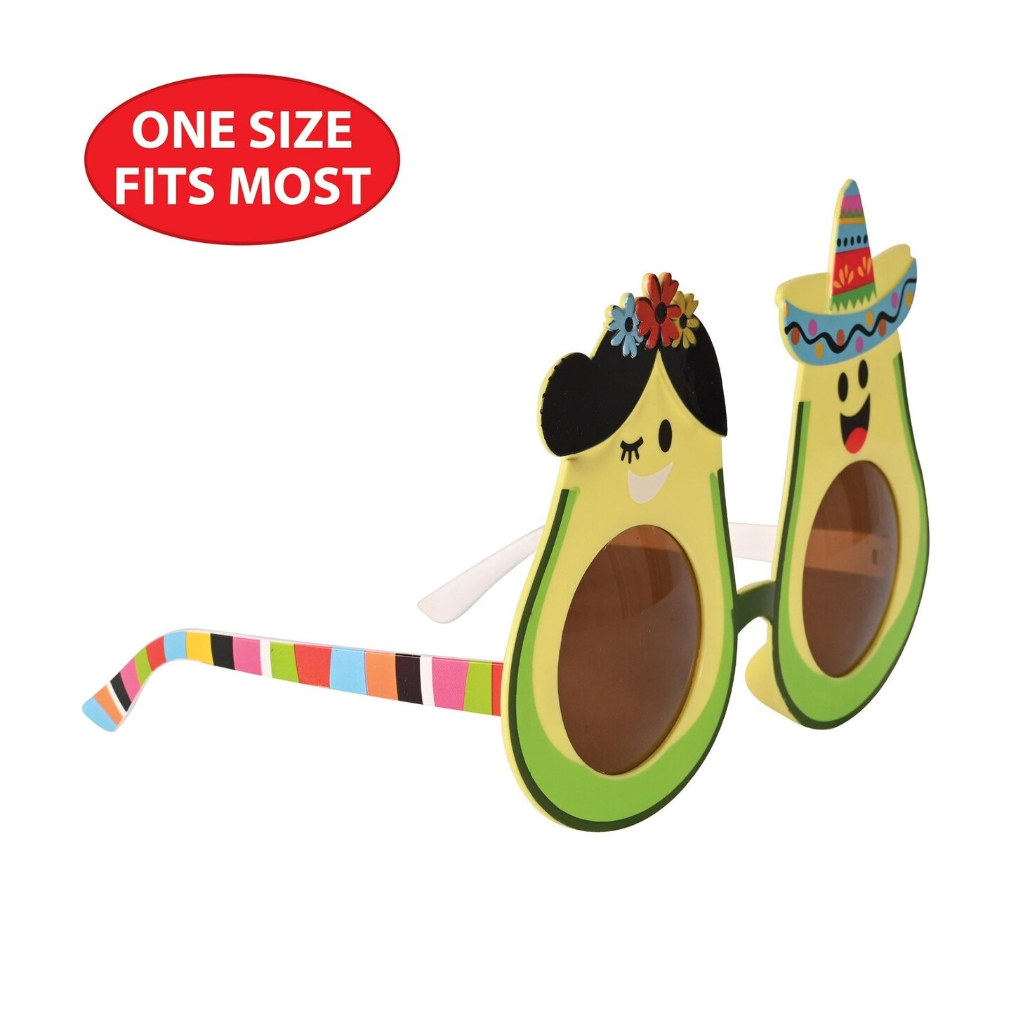 6 Pack Beistle Avocado Glasses