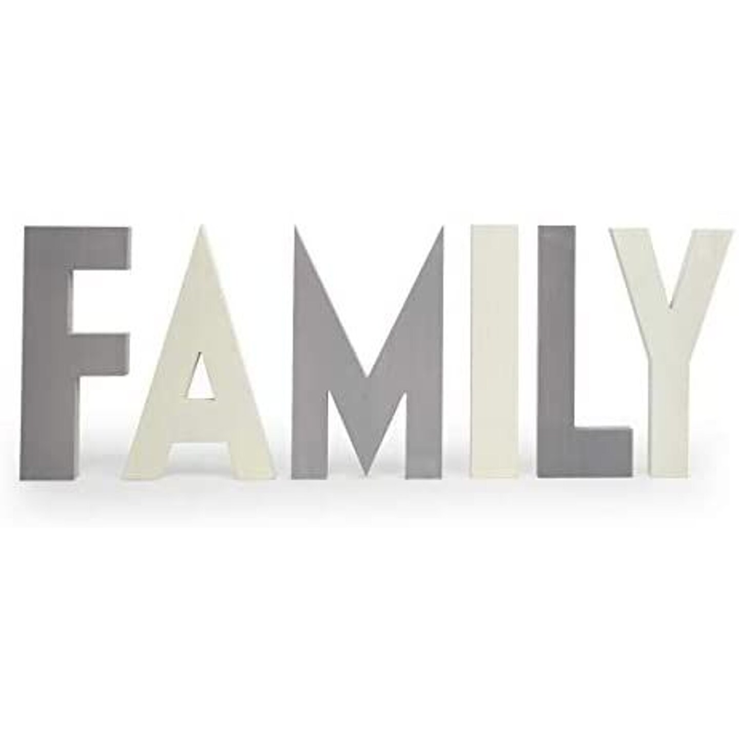Rustic Wood Letters, Family (11.4 Inches)