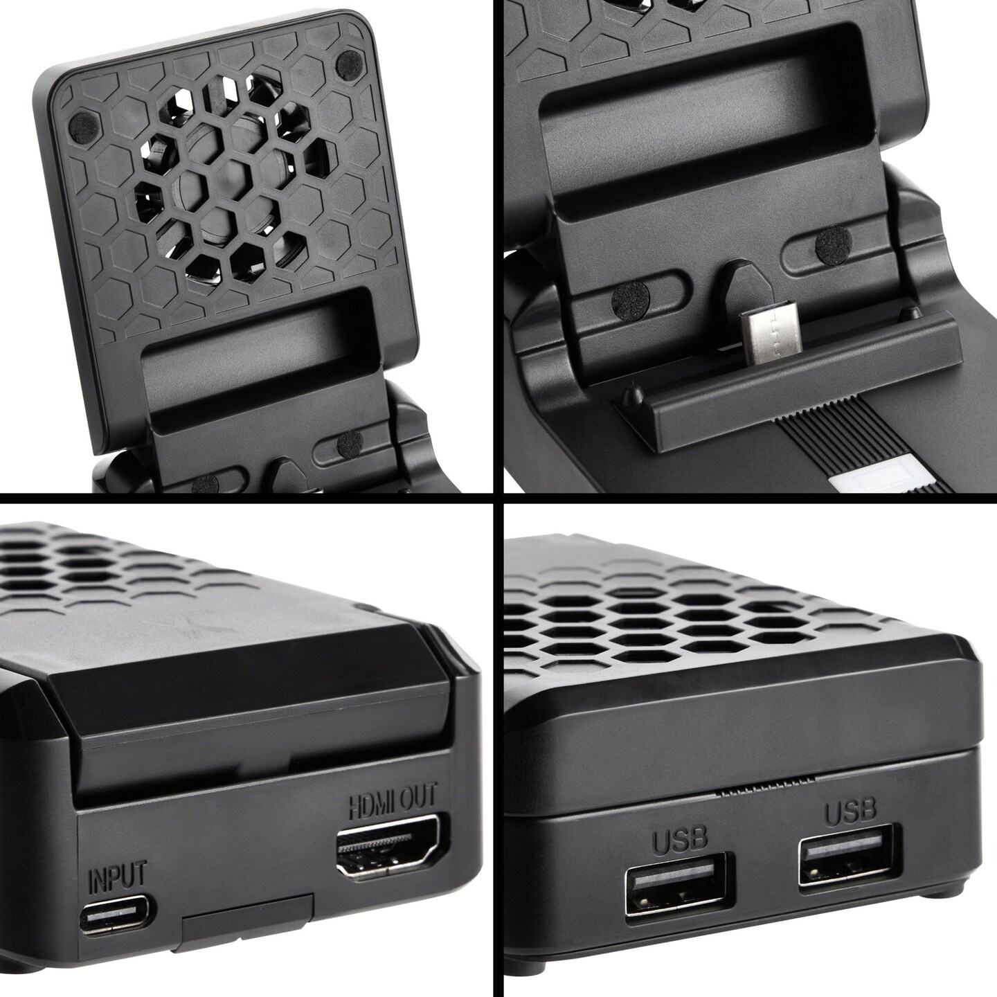 Docking Station for Nintendo Switch/ Switch OLED, Portable TV Dock with Cooling fan, HDMI and USB Outputs, Black