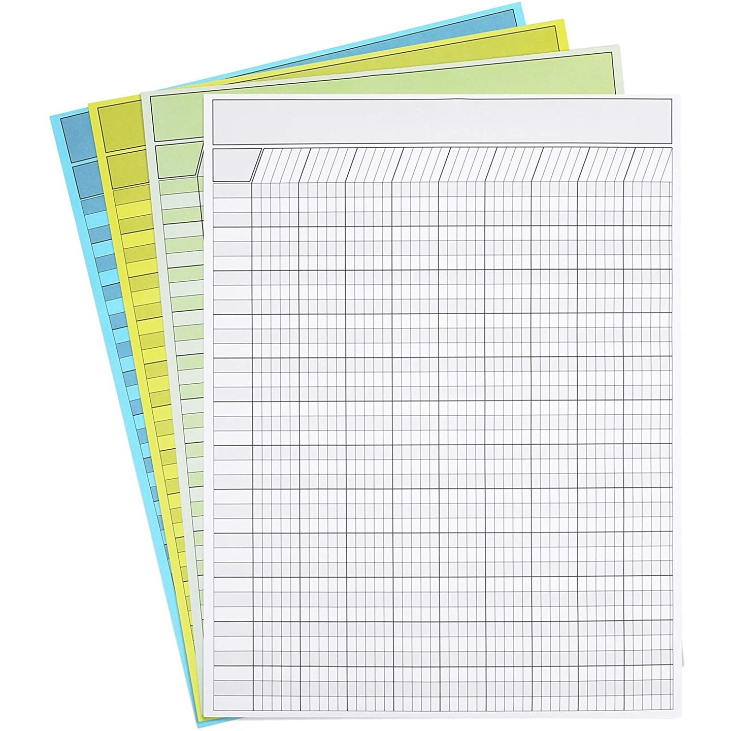 Vertical Incentive Chart for Classroom, Kids Rewards for Chores (17 x 22, 16 Sheets)