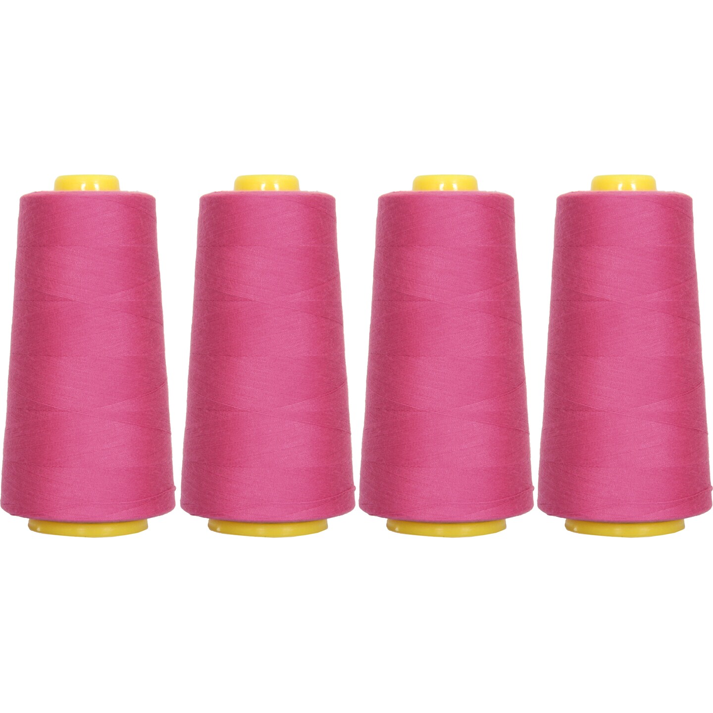 Threadart Polyester Serger Thread - 2750 yds 40/2 - 4 Cone Bundle Pack - 56 Colors Available -