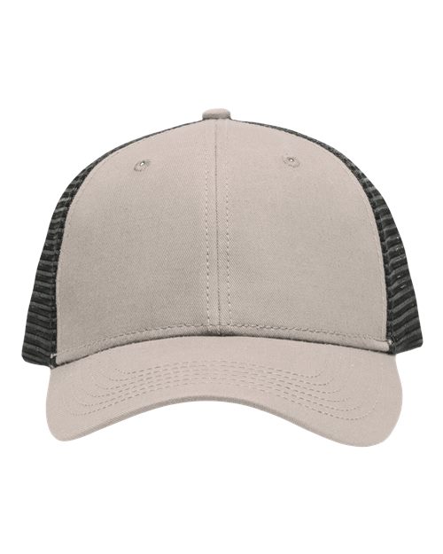 Classic-Fit Trucker Cap with Mesh Back OTTO 6 Panel Low Profile Mesh Back Trucker Hat | US Patriot main image 2