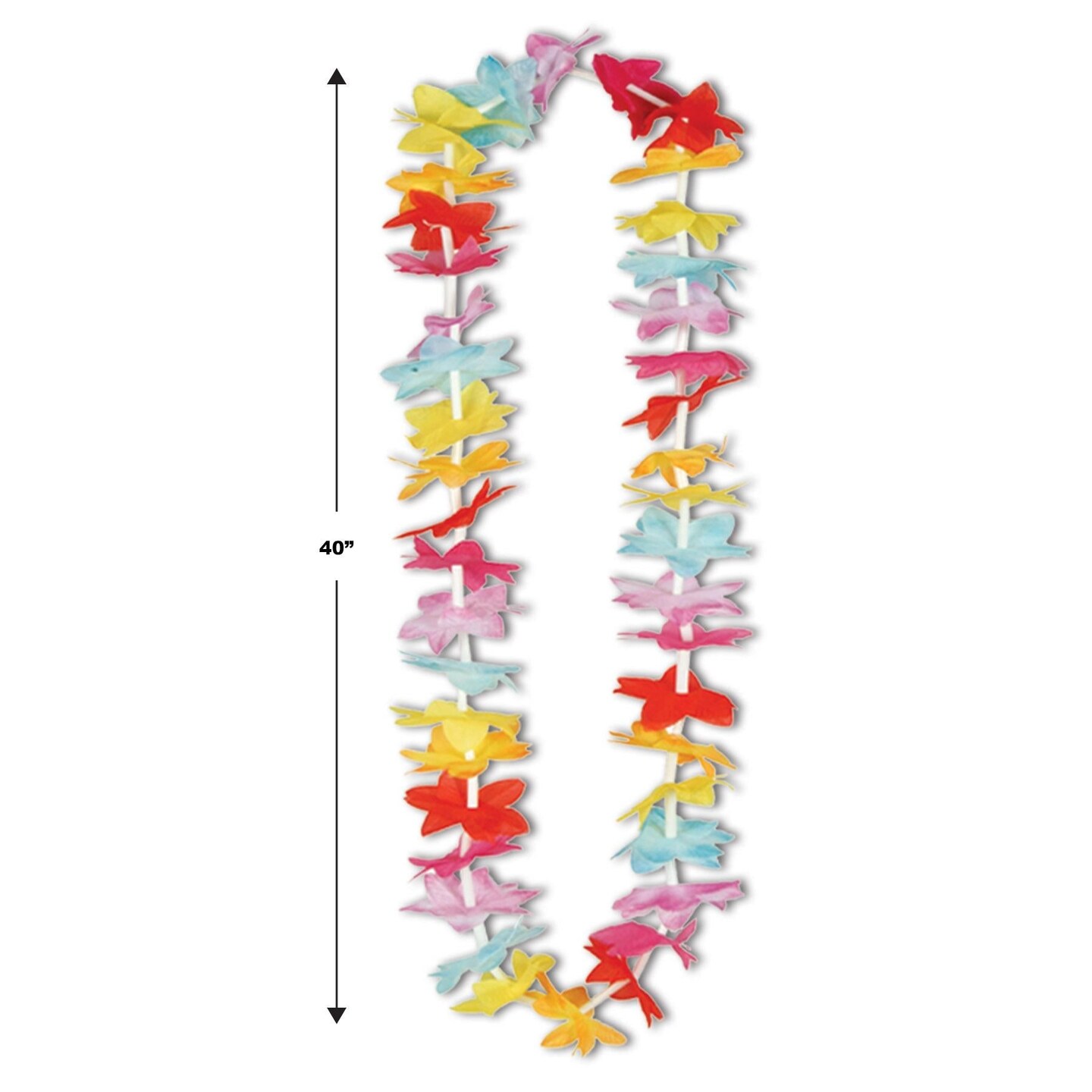 50 Pack Beistle Luau Party Floral Lei