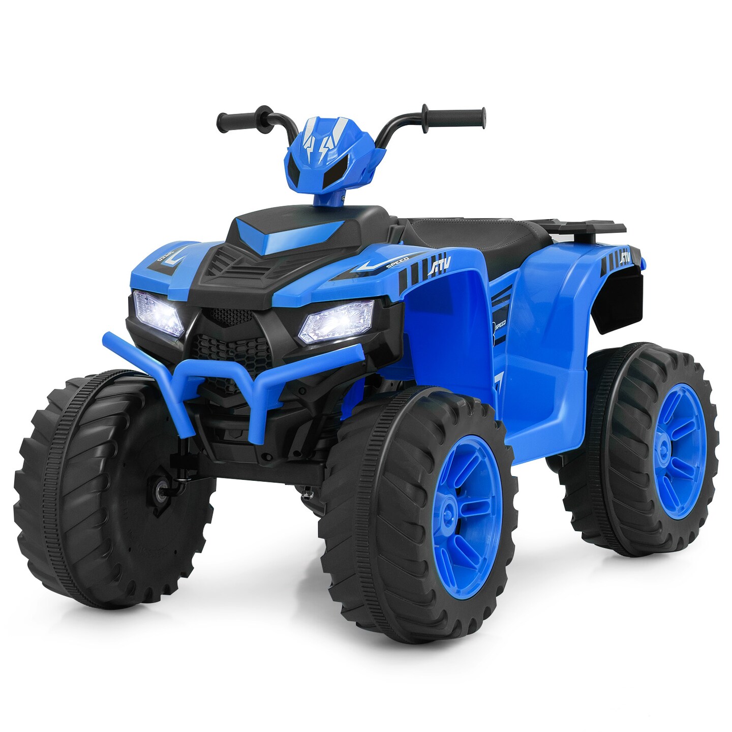 Red 24V Electric Ride-On ATV for Kids with Wireless Connection, 3-8 Years Old