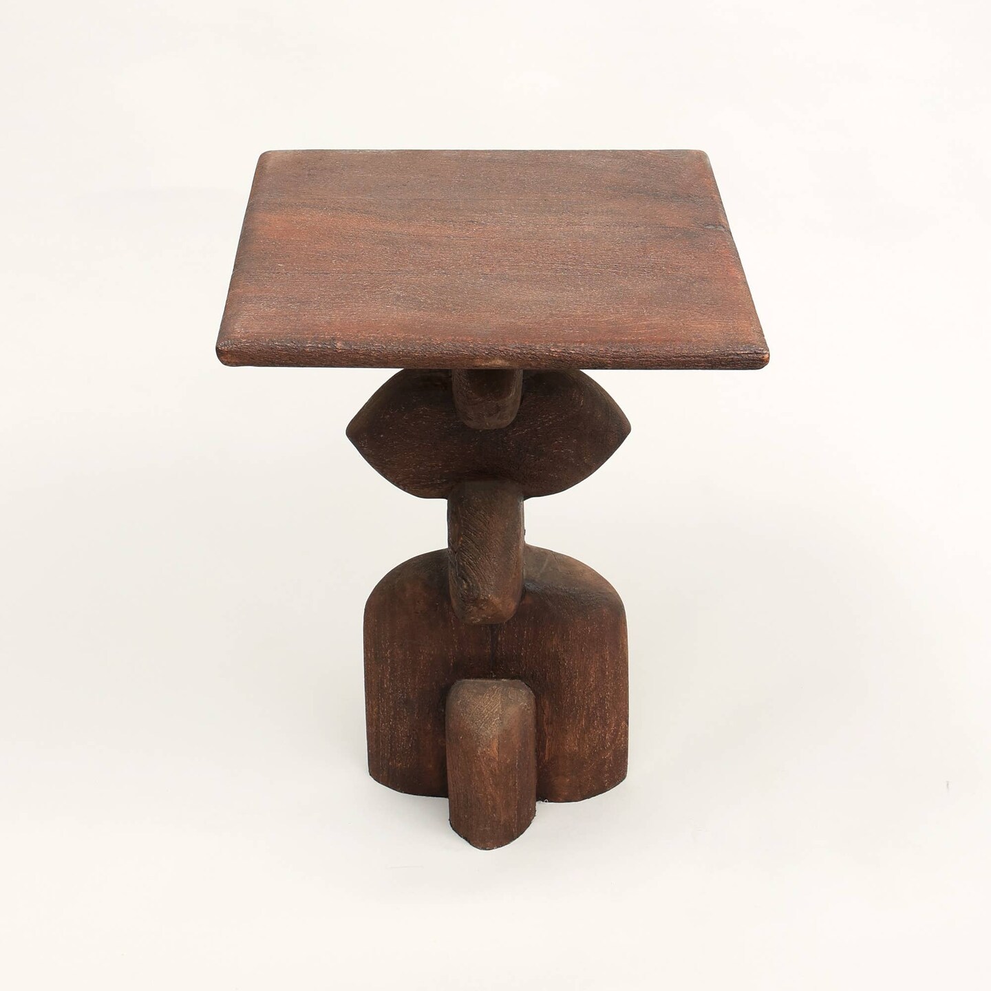 Handcrafted Solid Wood End Table-16X16X22&#x22;