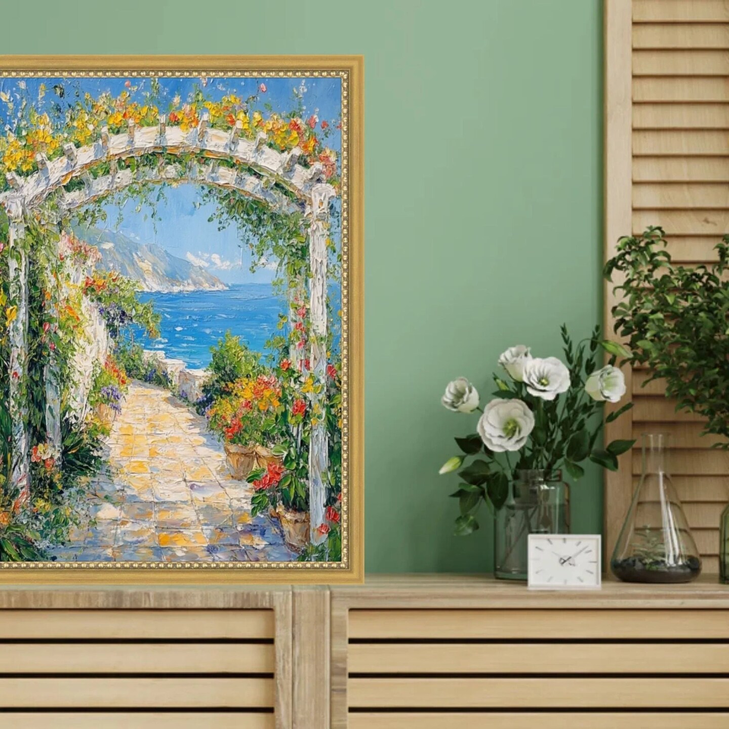 Narrow Bead Antique Gold Picture Frame 12x18 frame